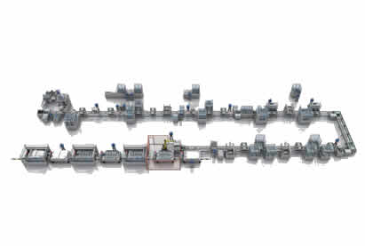 New energy power battery equipment system